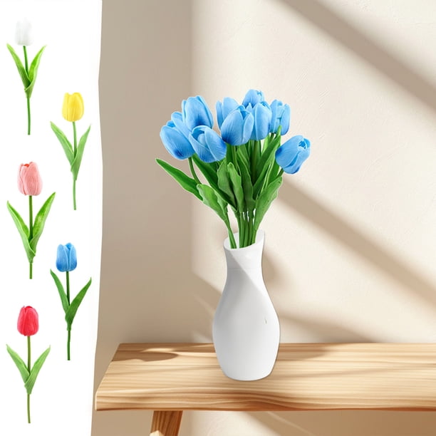 Artículos para Menores de 10 Años Xihbxyly Simulación de Mini tulipanes Decoración Navideña 10 piezas