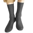 thumbnail image 6 of Wool Socks,Thick Warm Winter Socks,Wool Hiking Socks,Casual Crews Socks for Men Cotton Buniess Work Socks Ankle Socks, 6 of 9