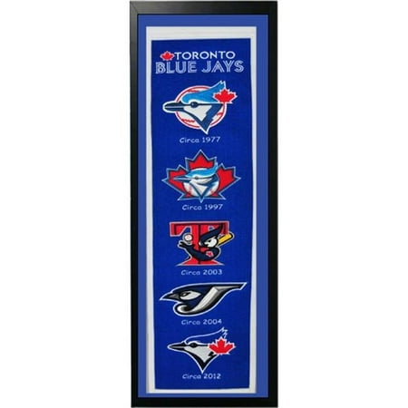 Encore Select 109 21 Toronto Blue Jay Logo History Felt Banner 14 X 37 In Walmart Canada