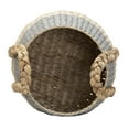 thumbnail image 6 of Household Essentials Cattail and Paper Terra Basket, Natural and Gray, 6 of 8
