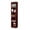 Mahogany, variant on MadeToOrder Four Shelf Bookcase, Beech Finish, Black, High Quality Compressed Wood