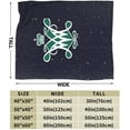 thumbnail image 3 of College of William and Mary Logo Fleece Blanket, Very Soft Microfiber Flannel Blanket for Couch Warm and Cozy for All Seasons, 3 of 6