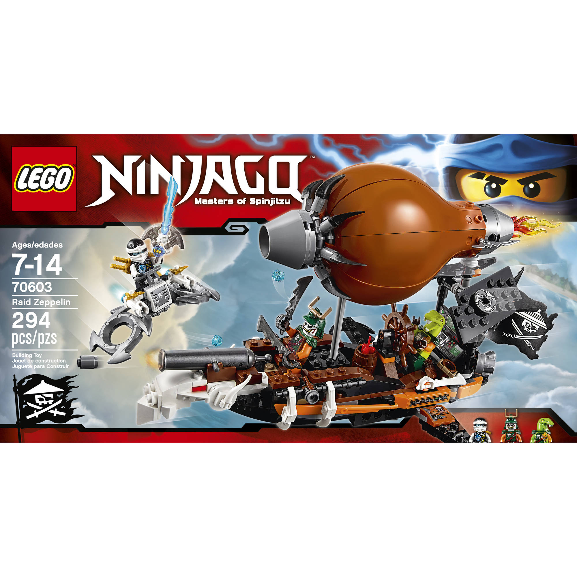 LEGO Ninjago 70603 Raid Zeppelin (294 Pieces) Building Kit