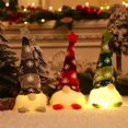 thumbnail image 5 of Muñeco navideño sin rostro con gnomo resplandeciente, decoración navideña para el hogar, regalo de Navidad 2024, luz de noche de Año Nuevo, 5 of 5