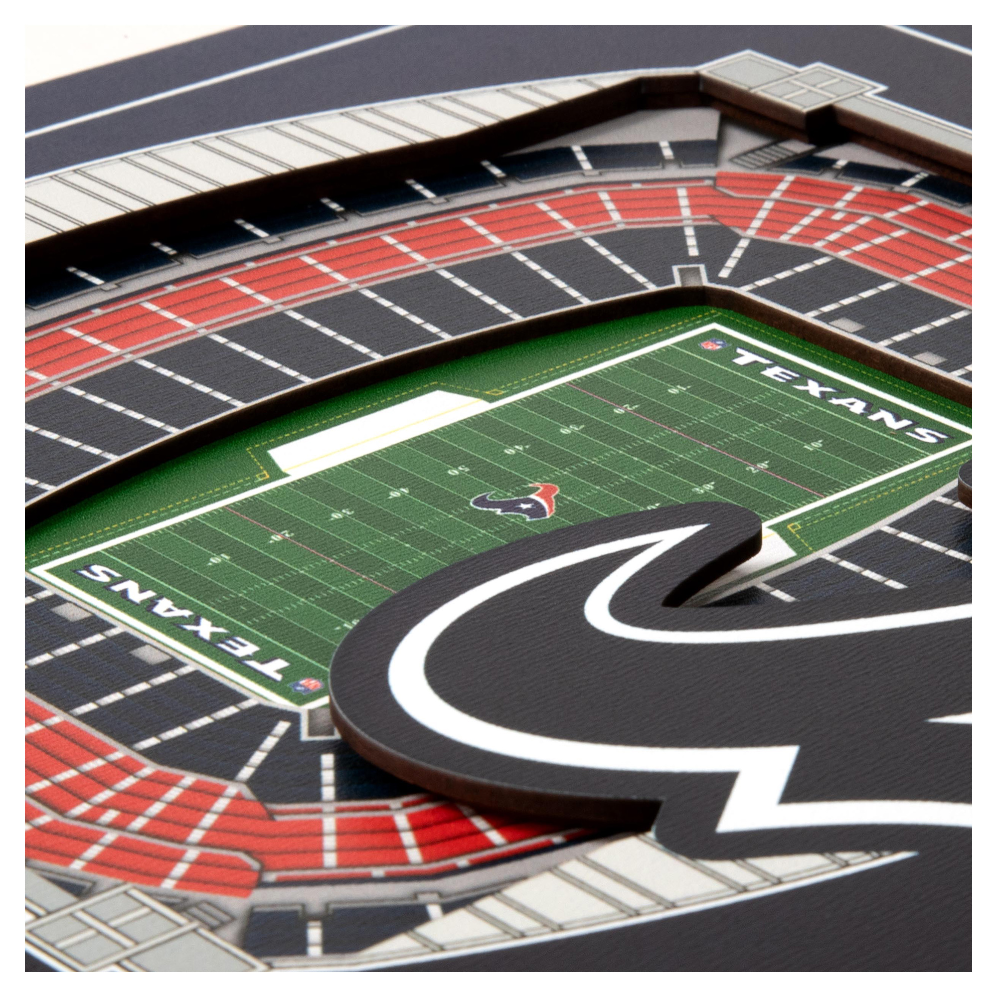 IDNA Houston Texans 12" x 12" Stadium Series 3D Wall Art