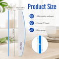 thumbnail image 3 of 12-Pack Professional Half Moon Nail Files, 100/180 Grit Double Sided Emery Boards for Acrylic and Natural Nails, 3 of 6