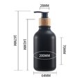thumbnail image 3 of Lotion Soap Dispenser Glossy Refillable Bottle Kitchen Sink Bathroom Shampoo, 3 of 7
