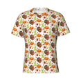 thumbnail image 4 of Vsdgher Holiday Thanksgiving Turkey Print Men's Dry Fit Mesh Athletic Shirts Moisture Wicking Tennis T-Shirt Tops, 4 of 9
