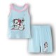 thumbnail image 2 of Pijamas de algodón para niños y niñas, ropa de dormir de 2 a 7T con bonito gato, conjunto de ropa interior de manga corta, 2 of 4