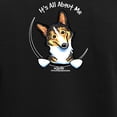 thumbnail image 3 of CafePress - Tricolor Corgi IAAM Women's Dark Pajamas - Women's Short Sleeve Print T-Shirt and Pants Dark Cotton Pajama Set, 3 of 7