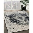 thumbnail image 2 of Ahgly Company Indoor Rectangle Mid-Century Modern Carbon Gray Persian Area Rugs, 2' x 4', 2 of 6