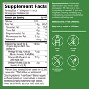 Nature Way's Organic Flax Oil Super Lignan with Omega-3 Essential Fatty Acids, 24 fl oz