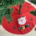 thumbnail image 4 of Tree Base Print Dwarf Christmas Skirt 35In Decor Holiday Mat Christmas Tree Skirt Christmas Tree Decorations, 4 of 6