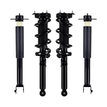 PM Auto Complete Strut & Shock Kit – Front And Rear – Fits 2008-2013 Infiniti G37 Coupe RWD – Coil Spring, Mounting Hardware, Limited Lifetime Warranty