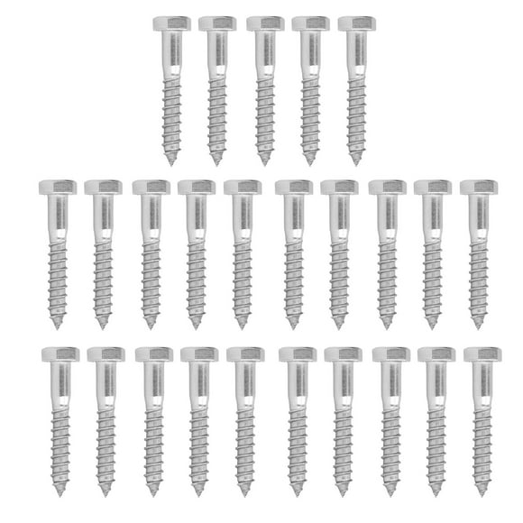 Hex Lag Screws, DIN571 Standard Durable Wood Self Tapping Screw Neat 304 Stainless Steel For Carpentry