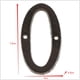 thumbnail image 3 of 3 Piezas de Hierro Forjado Puerta de Número símbolo DIY de la de la de la Número 0,1,2, 3 of 9