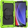 thumbnail image 1 of Funda para Samsung Galaxy Tab A9 Plus 11'' 2023 (SM-X210/X216/X218), Funda Protectora Resistente a Golpes con Protector de Pantalla, Soporte Giratorio de 360°, Correa para Mano/Hombro y Soporte para, 1 of 9