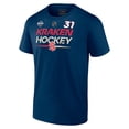 thumbnail image 2 of Men's Fanatics Philipp Grubauer Deep Sea Blue Seattle Kraken 2024 NHL Winter Classic Authentic Pro Name & Number T-Shirt, 2 of 3