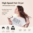 thumbnail image 2 of 5 in 1 Hot Air Brush Hair Dryer Brush Speed 110000 RPM Styler for Straight and Curly Hair, 2 of 4