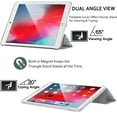 thumbnail image 4 of iPad 10.5 Air 3rd [ Pro 2017 Air 3 2019 ] 10.5 inch A2152 A2123 A2153 MV172LL/A MV162LL/A MV152LL/A MUUT2LL/A MUUR2LL/A MUUQ2LL/A Printed PC Lightweight Protective Clear Back Cover - Bunny Hat, 4 of 7