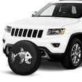 thumbnail image 2 of KAKALAD Bones fish Spare Tire Cover Universal Vehicle Accessories Buckle Car Tools 14”in, 2 of 6