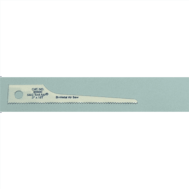 S&G Tool Aid 90000 - Reciprocating Air Saw Blades, 3" Scroll x 18 TPI (Pkg of 5)
