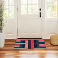 thumbnail image 3 of Yayeee Doormat for Indoor Entrance 32" x 20" Non Slippery Floor Rug, Navy Blue Stripes, 3 of 8