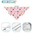 thumbnail image 6 of Dog Bandana 1 Pack,Strawberry Plants Fruit Daisy Pink Pattern Bandanas for Dogs,Cat Bandana,Small/ Large Dog Bandana 2 Size,Dog Bandanas, 6 of 6