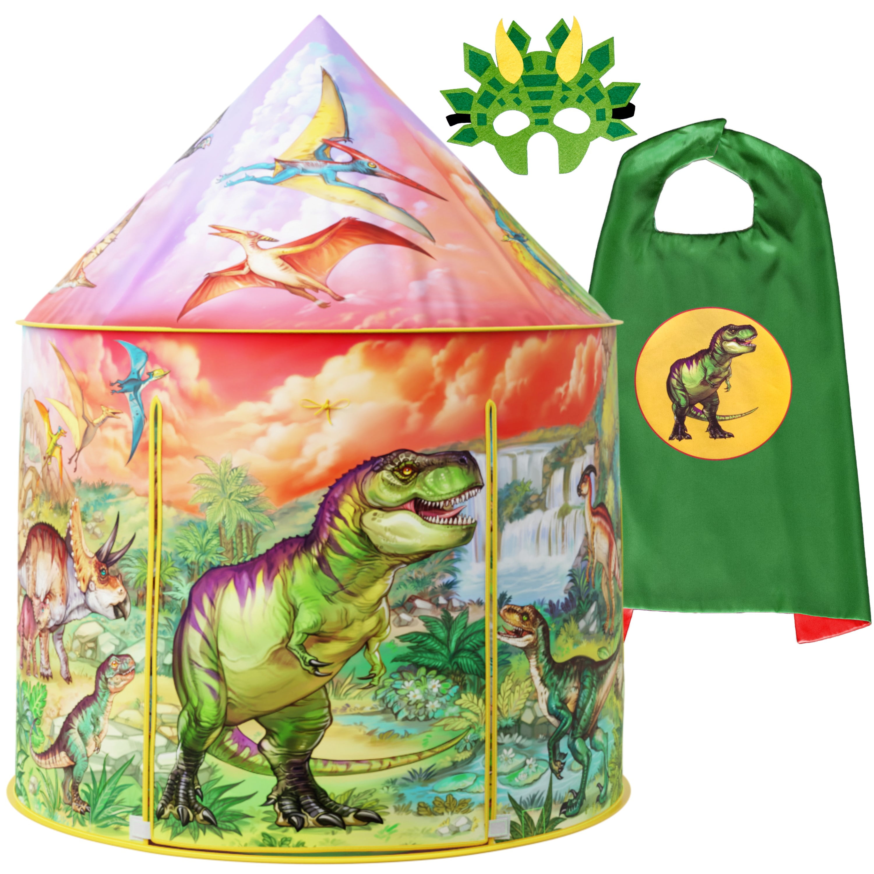 Dinosaur Play Tent Playhouse for Boys and Girls Immersive Dinosaur