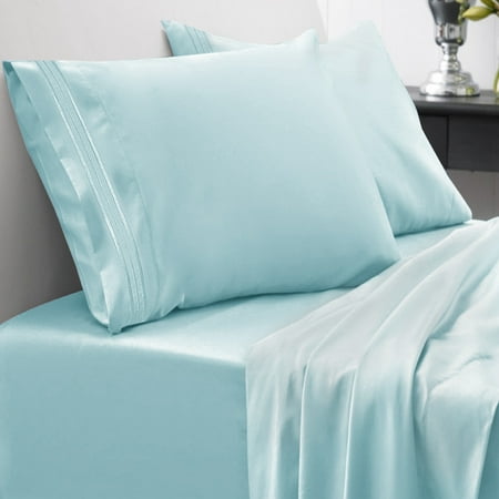 1500 Thread Count Egyptian Quality Microfiber Deep Pocket Bedroom Sheet Set