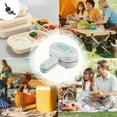thumbnail image 3 of Compact Electric Sandwich Maker, Breakfast Sandwich Maker | Half-portion Hot Sandwich Press, Non-Stick Half-Size Breakfast Pan for Toasted Sandwiches, Waffles, Grilled Cheese & Snacks, 3 of 8