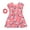 Pink, variant on Bluey Big Girls Skater Dress and Scrunchie Toddler to Big Kid