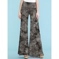 thumbnail image 4 of Made by Johnny Women's Chic Tie Dye Palazzo Pants XXXL BROWN, 4 of 6