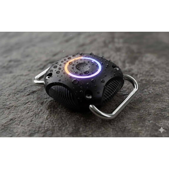 Durable AirTag Case for Dogs – Waterproof, Adjustable Collar Holder with LED Safety Light, Fits Most Pet Collars