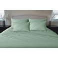 thumbnail image 5 of Full Bed Sheets | Microfiber Bed Sheet Set | Soft, Wrinkle Resistant & Fade Stain Resistant Bedding | Set of 4 Pieces – 1 Flat Sheet, 1 Deep Pocket Fitted Sheet, 2 Pillowcases – Full, Light Green, 5 of 11