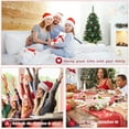 thumbnail image 5 of Costway Set of 2 Snowy Entrance Tree 4ft with Pine Cones Red Berries & Glitter Branches, 5 of 10