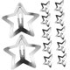 thumbnail image 1 of 20 pinzas para el pelo con forma de estrella, de metal, con forma de pentagrama, para flequillo, huecas, antideslizantes y bonitas., 1 of 5