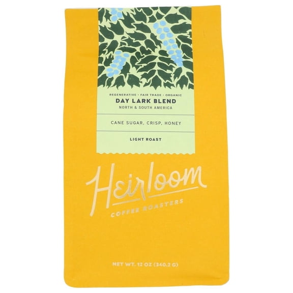 Heirloom Coffee Daylark Blend 12oz Pack of 6 (Pack of 6)