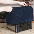 thumbnail image 7 of Toasting Machine Cover 4 Pieces 12.4×10.6×8.3in Dust-Proof Explosion-Proof Waterproof And Wear-Resistant Hollow Bottom Snake Skin Print Style Doderblue_2, 7 of 7