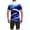 Blue, variant on Mens Cycling Jersey Biking Shorts and Shirts Short Sleeve Bicycle Outfits Clothing Green XL
