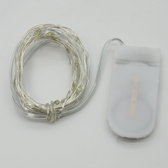 20 LED Copper String Light w/ battery - White