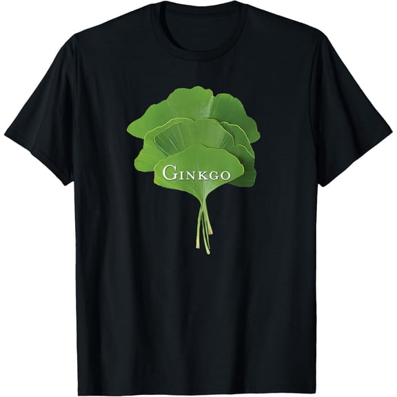 Ginkgo Leaves Shirt men and women can wear, black, white, gifts