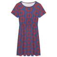 thumbnail image 3 of Phish Donut Sundress Short Sleeve Dress Summer Women Clothes Dress for Women Dresses, 3 of 7