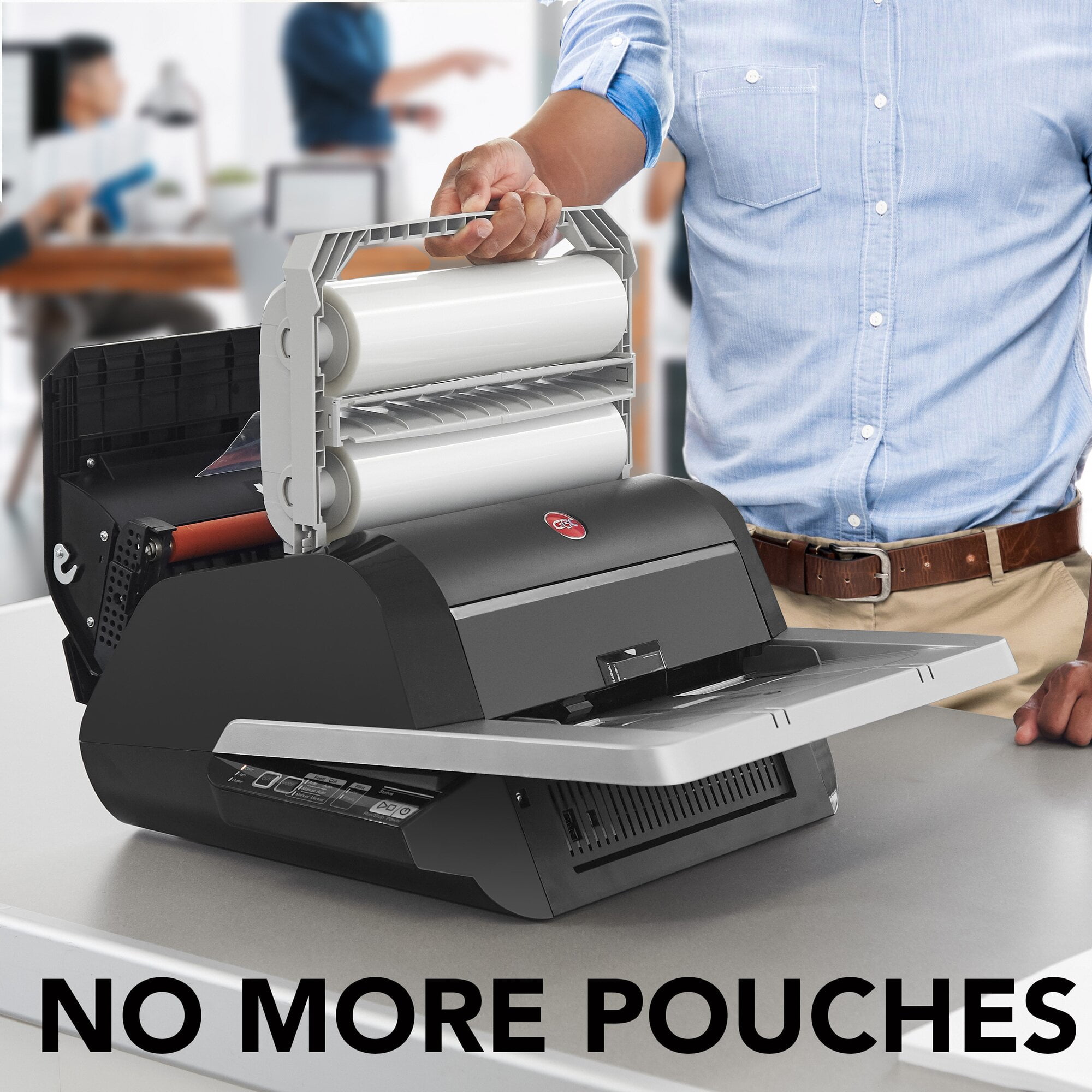 GBC Foton 30 Automated Pouch-Free Laminator Starter Film Cartridge Included -