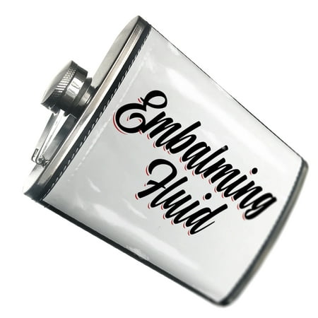 NEONBLOND Flask Vintage Lettering Embalming Fluid