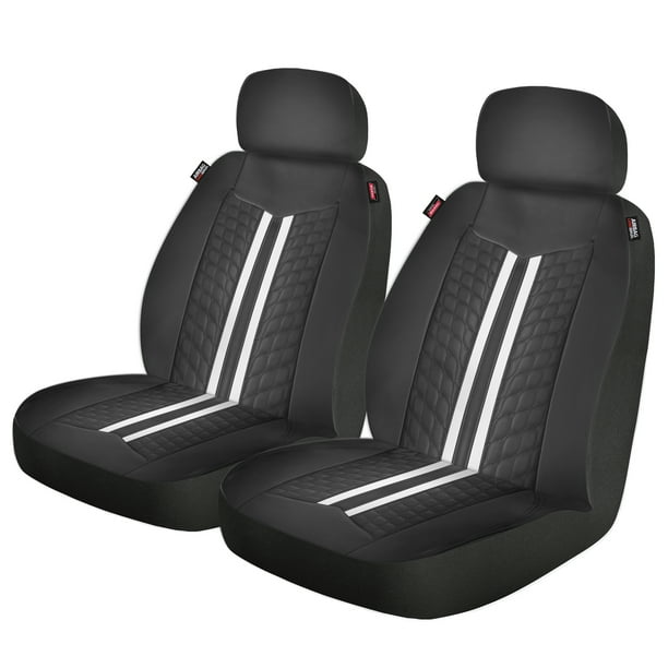 Genuine Dickies 2 Piece Classics Black Car Seat Covers fits Low Back