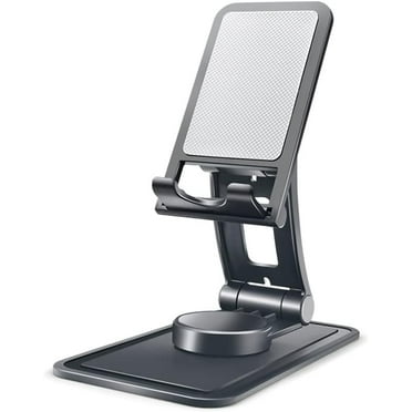 Entronix Foldable Phone Stand Mount, Adjustable Desktop Table Phone Holder, Non-Slip, Stable Support for iPhones and Other Devices
