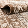 thumbnail image 5 of Rugs.com Charlotte Collection Rug – 5 Ft Square Brown Low-Pile Rug Perfect For Living Rooms, Kitchens, Entryways, 5 of 8