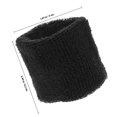 thumbnail image 4 of SEWACC Black Cotton Flute Loop for Protection with Elastic Design and Water Absorbent Effect for Wind Instruments, 4 of 8
