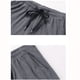 thumbnail image 5 of Pantalones largos para hombre, con cordón, bolsillos grandes, color liso, con movimiento, pantalones casuales altos, pantalones deportivos fáciles de atar en los pies, pantalones de poliéster para hom, 5 of 6